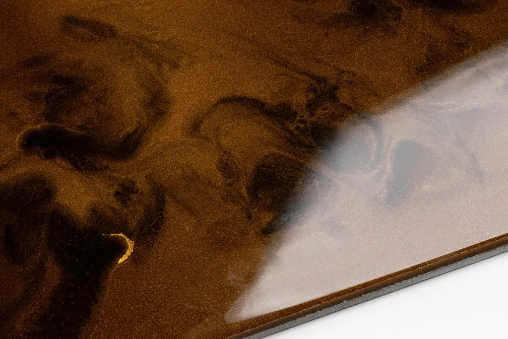 Epoxy Resin flame copper dark