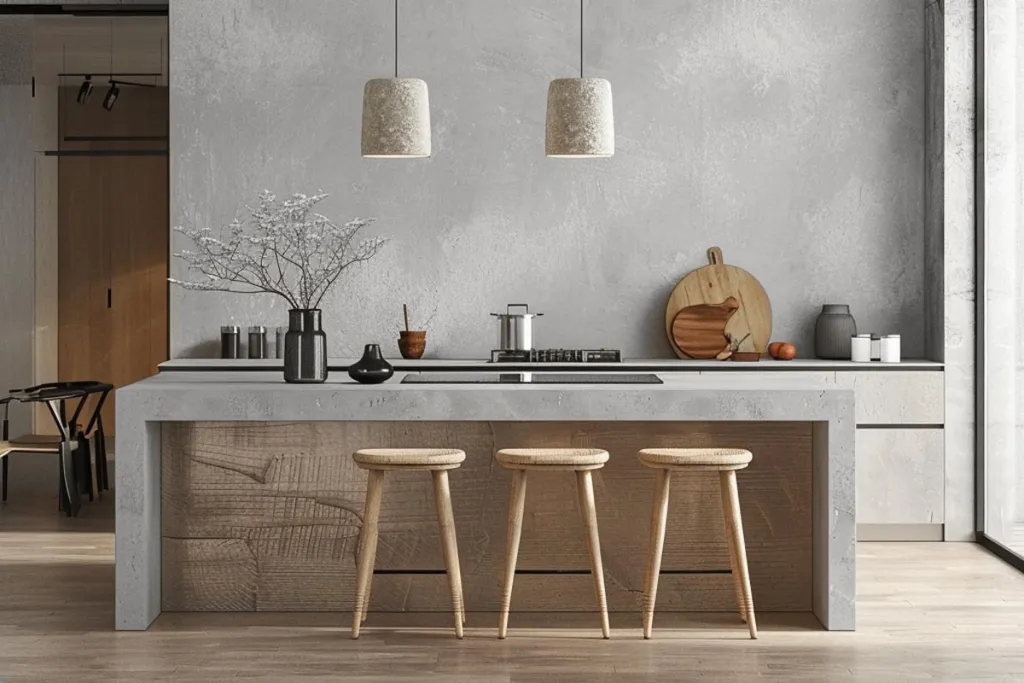 Microcement Floors kitchen light