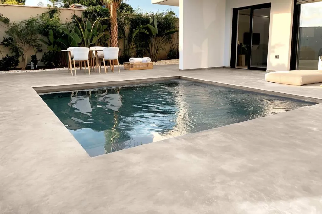 Microcement Floors wall outdoor