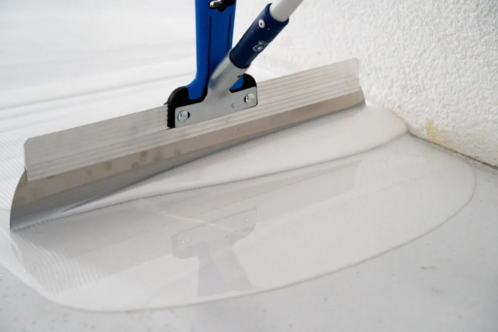 seamless floors made of Epoxy Resin