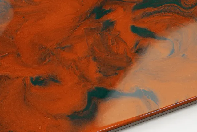 Epoxy Resin bronze red dark